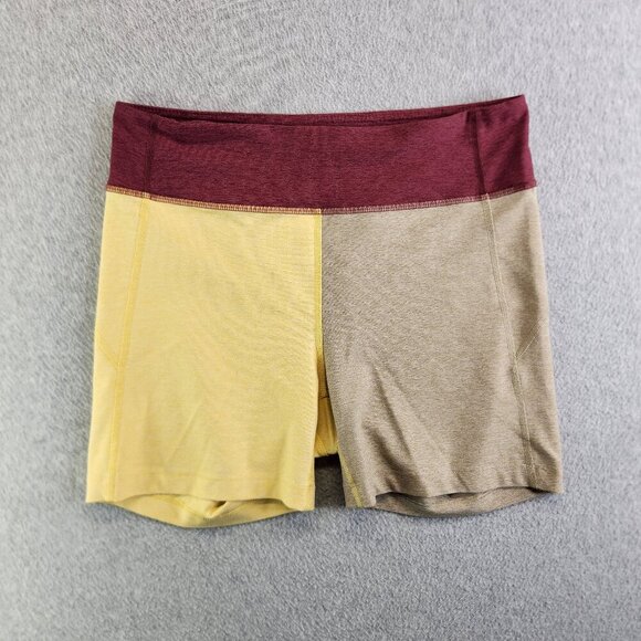 Outdoor Voices Shorts Womens L Colorblock High Rise Squat Weightlifting Lifting - Picture 1 of 11